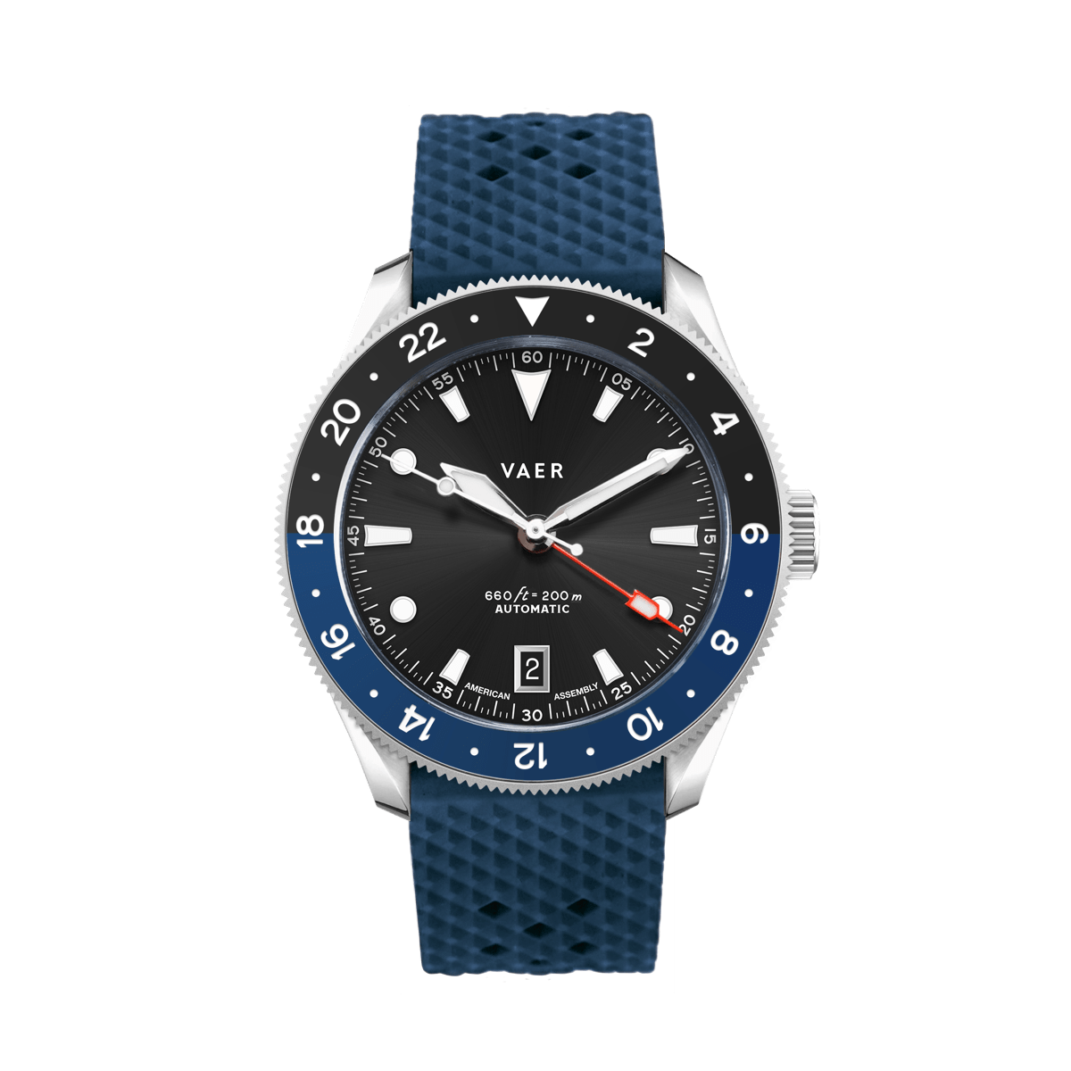 G5 Meridian Navy/Black - 39mm USA GMT