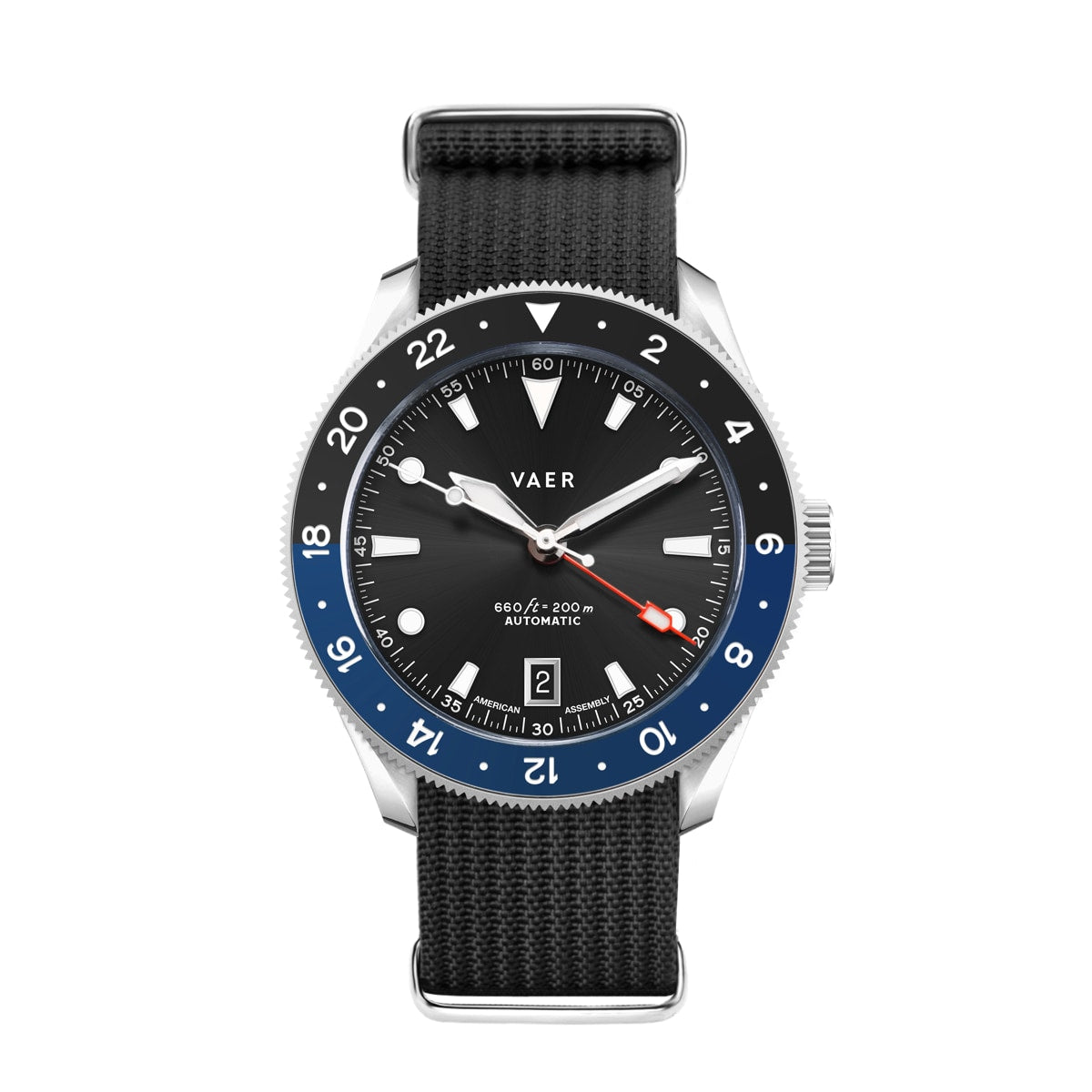 G5 Meridian Navy/Black - 39mm USA GMT