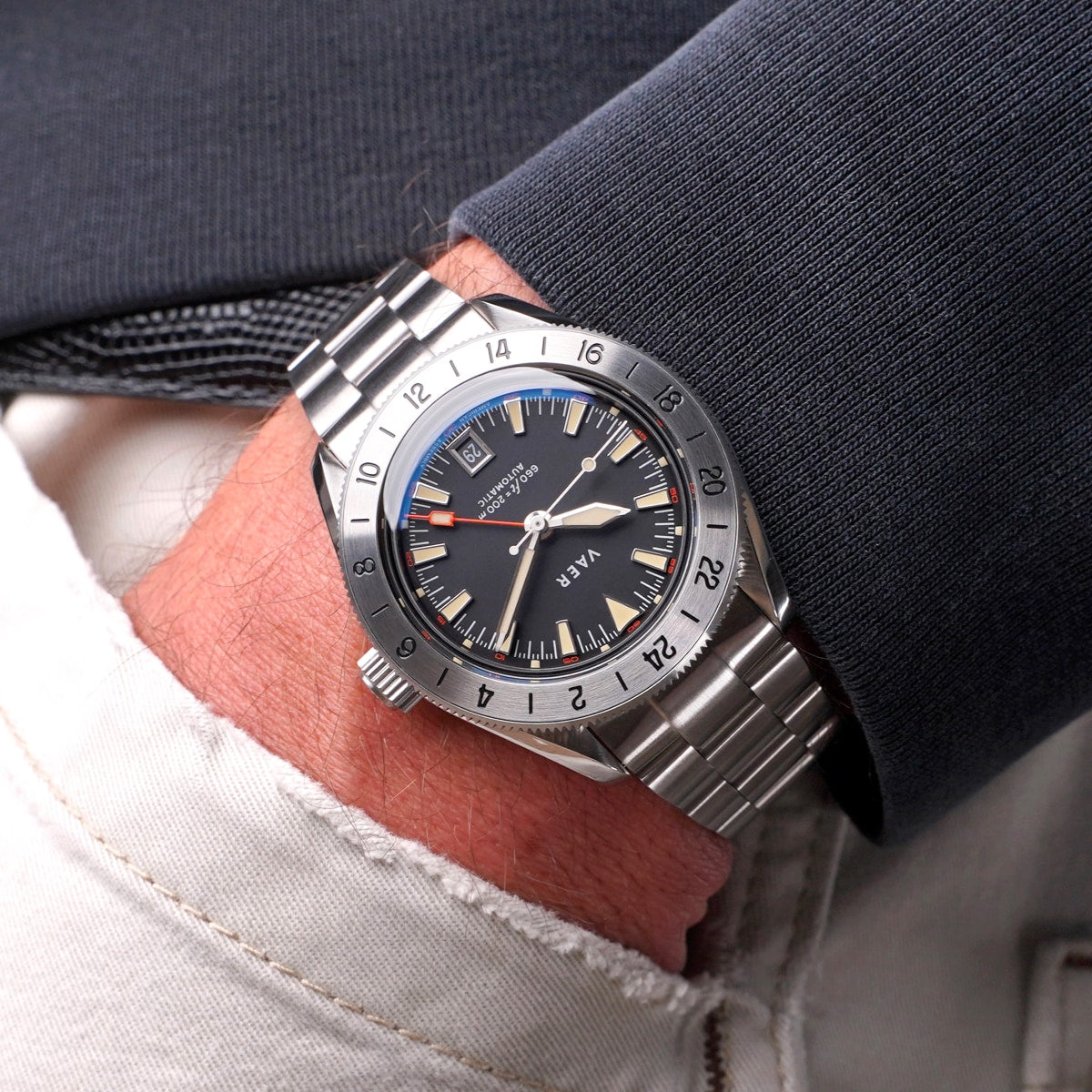 G5 Pacific Steel - 39mm USA GMT