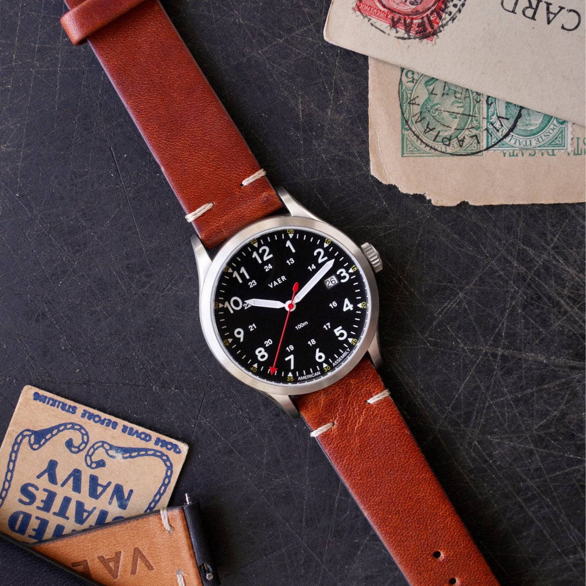 Lined Horween Leather Strap