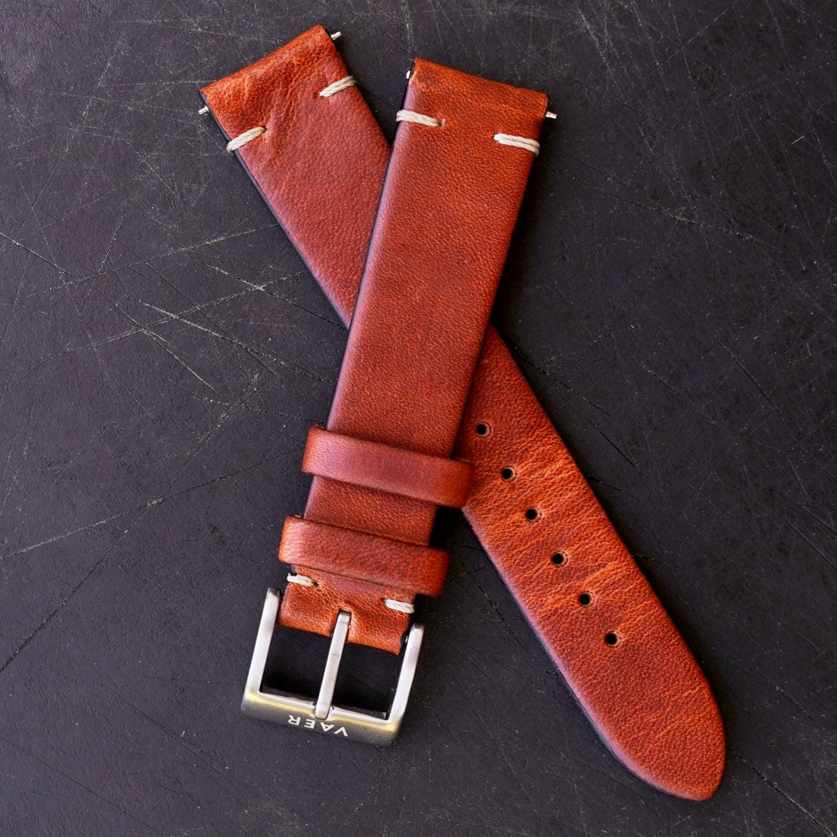 Lined Horween Leather Strap