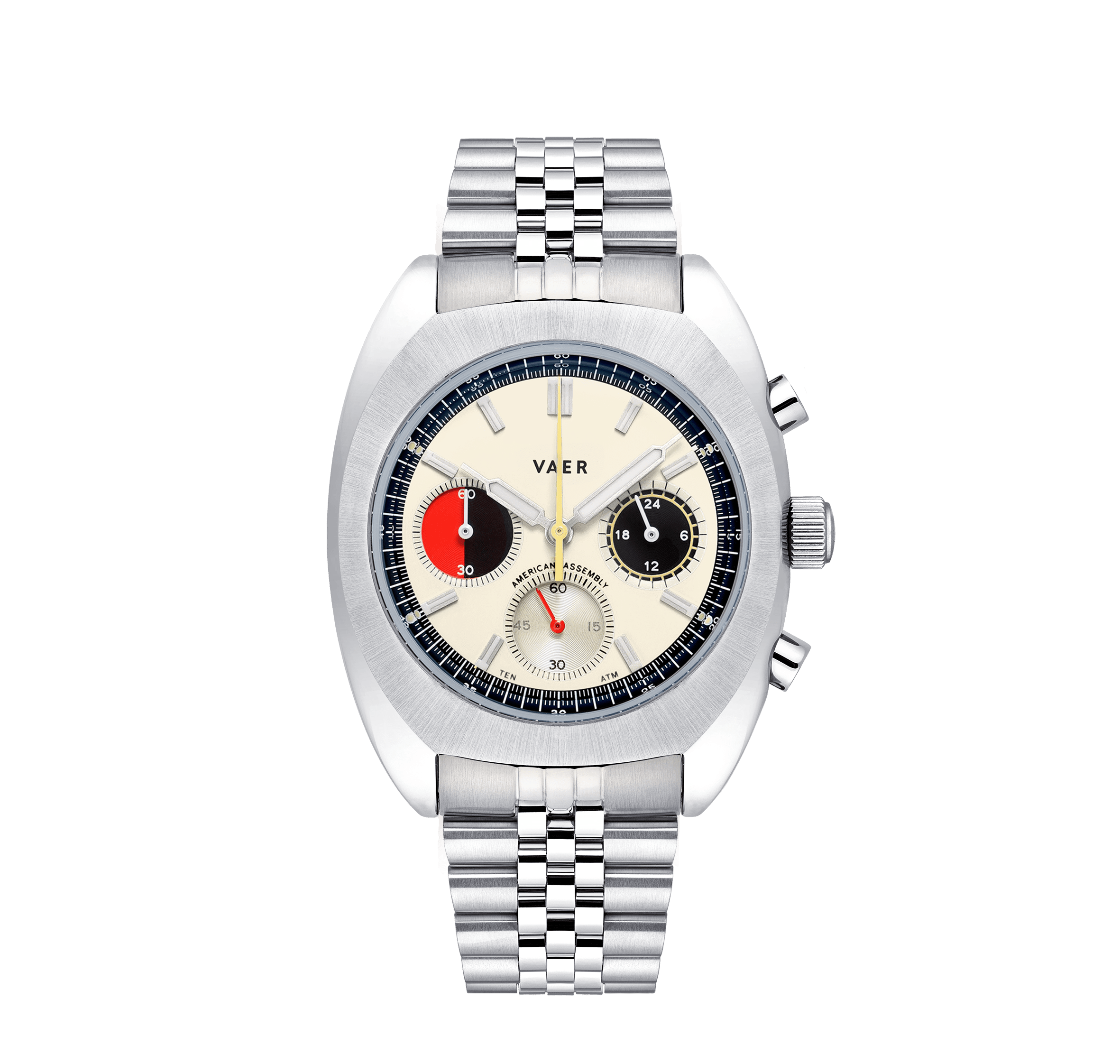 R1 USA Racing Chronograph - Cream 38mm