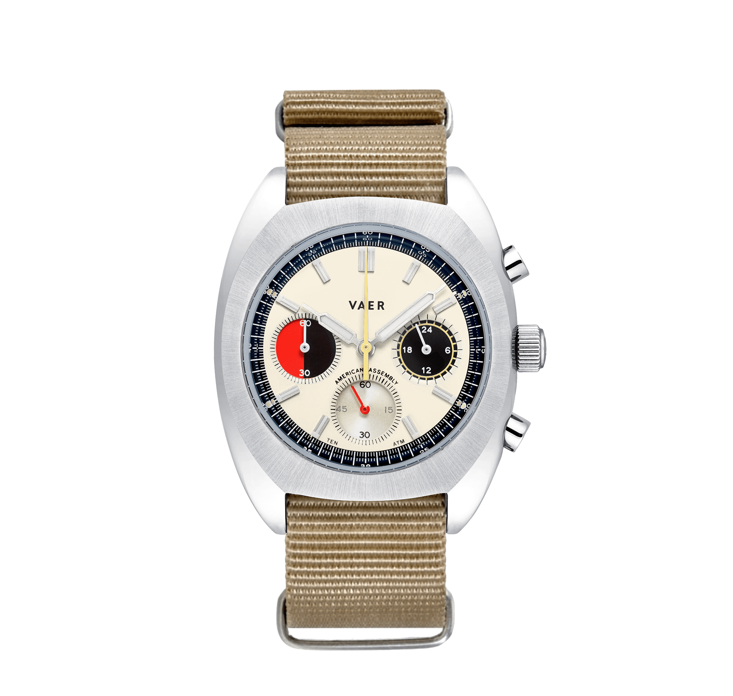 R1 USA Racing Chronograph - Cream 38mm