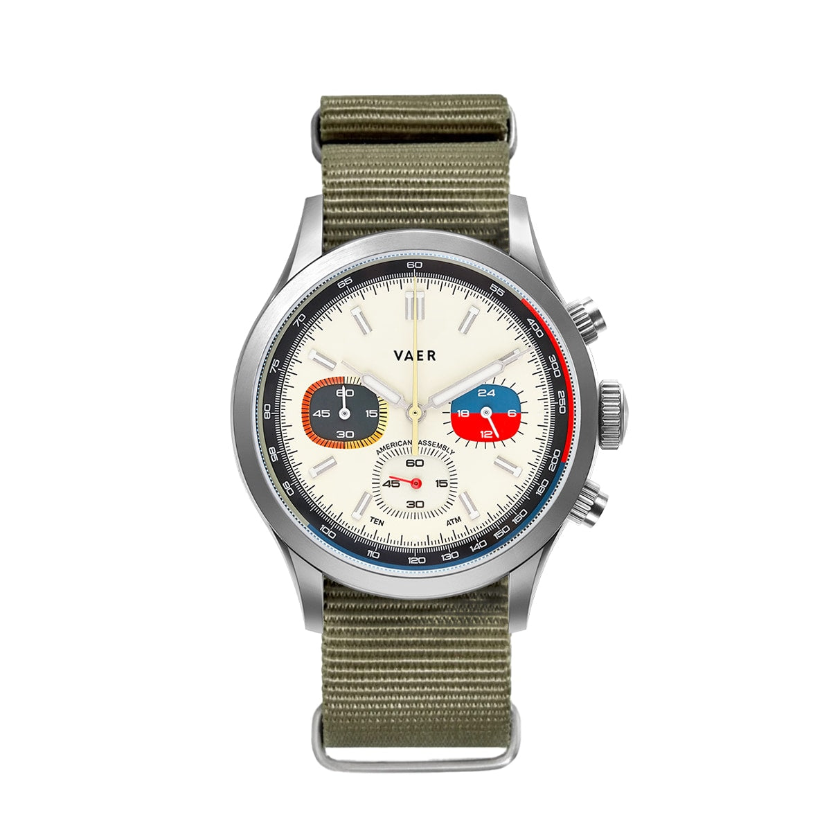 R1 USA Rally Chronograph - Cream 40mm