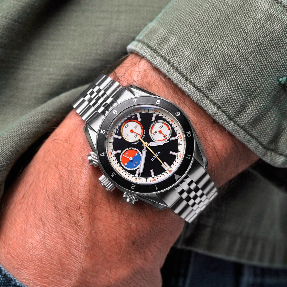 R1 USA Oceanracer Chronograph - Panda 38mm