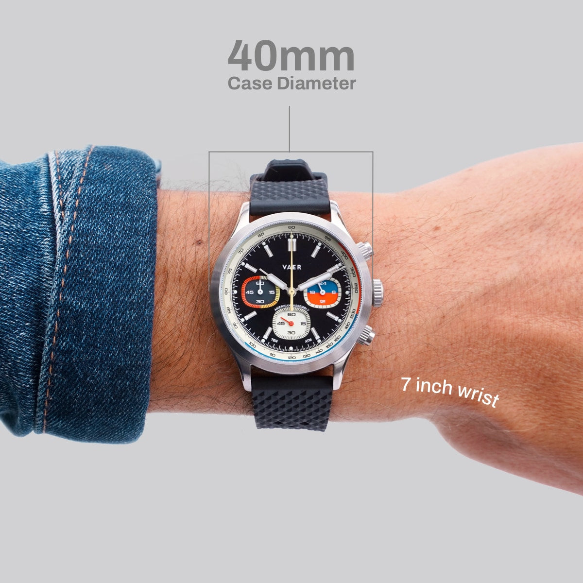 R1 USA Rally Chronograph - Panda 40mm