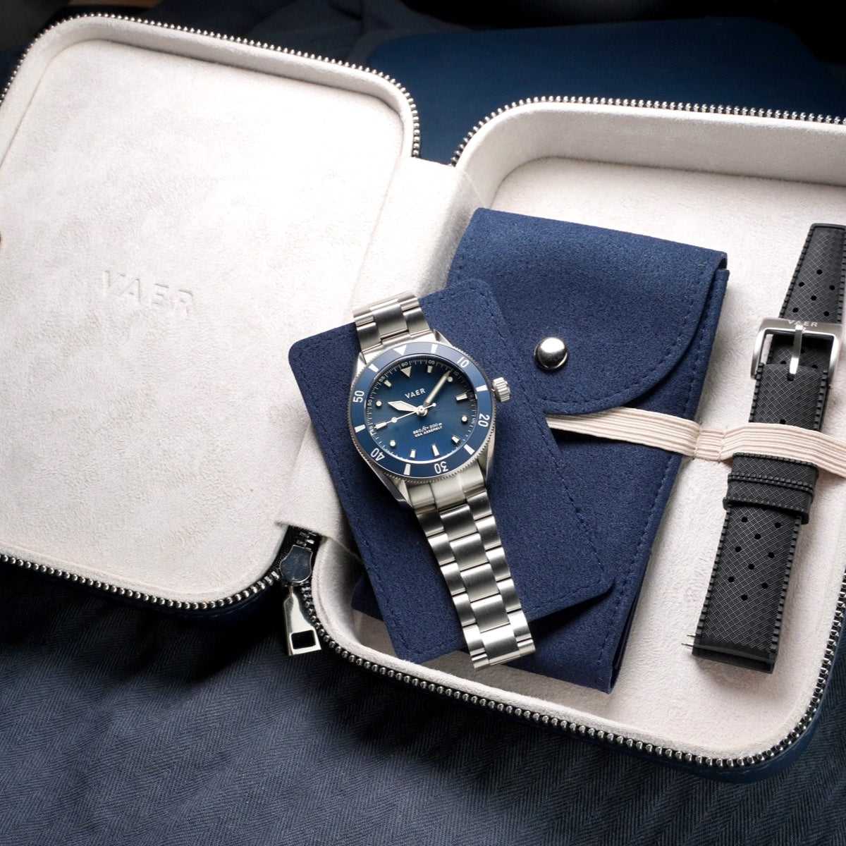Vaer Leather Zipper Case