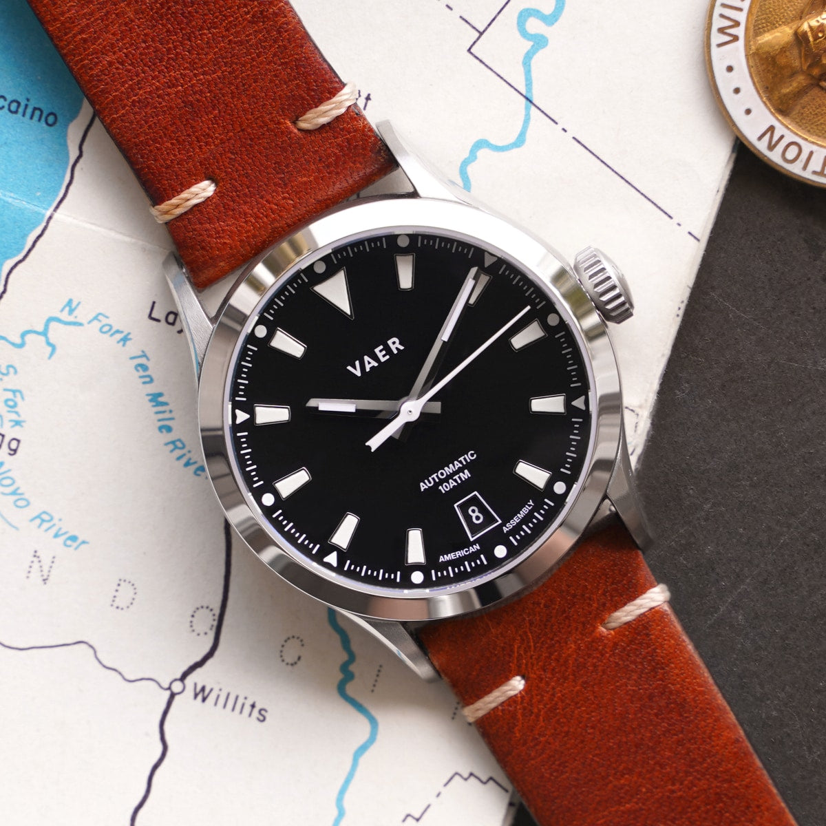 A3 Atlas Black - USA Auto 36mm