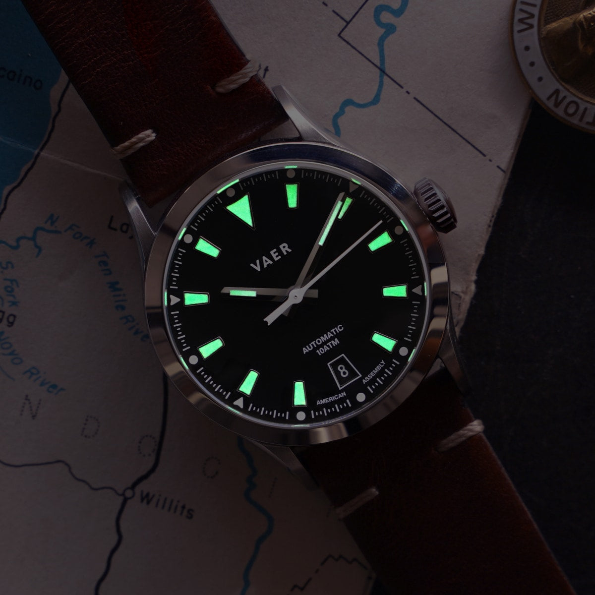 A3 Atlas Black - USA Auto 36mm
