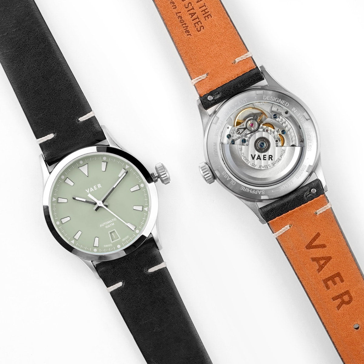 A7 Atlas Olive - Swiss Made Auto 36mm