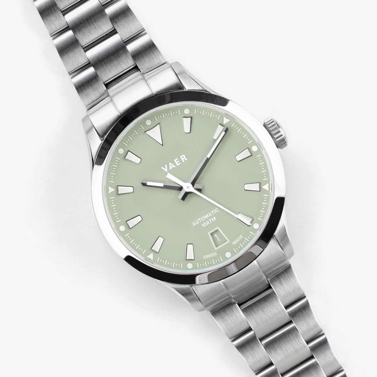 A7 Atlas Olive - Swiss Made Auto 36mm