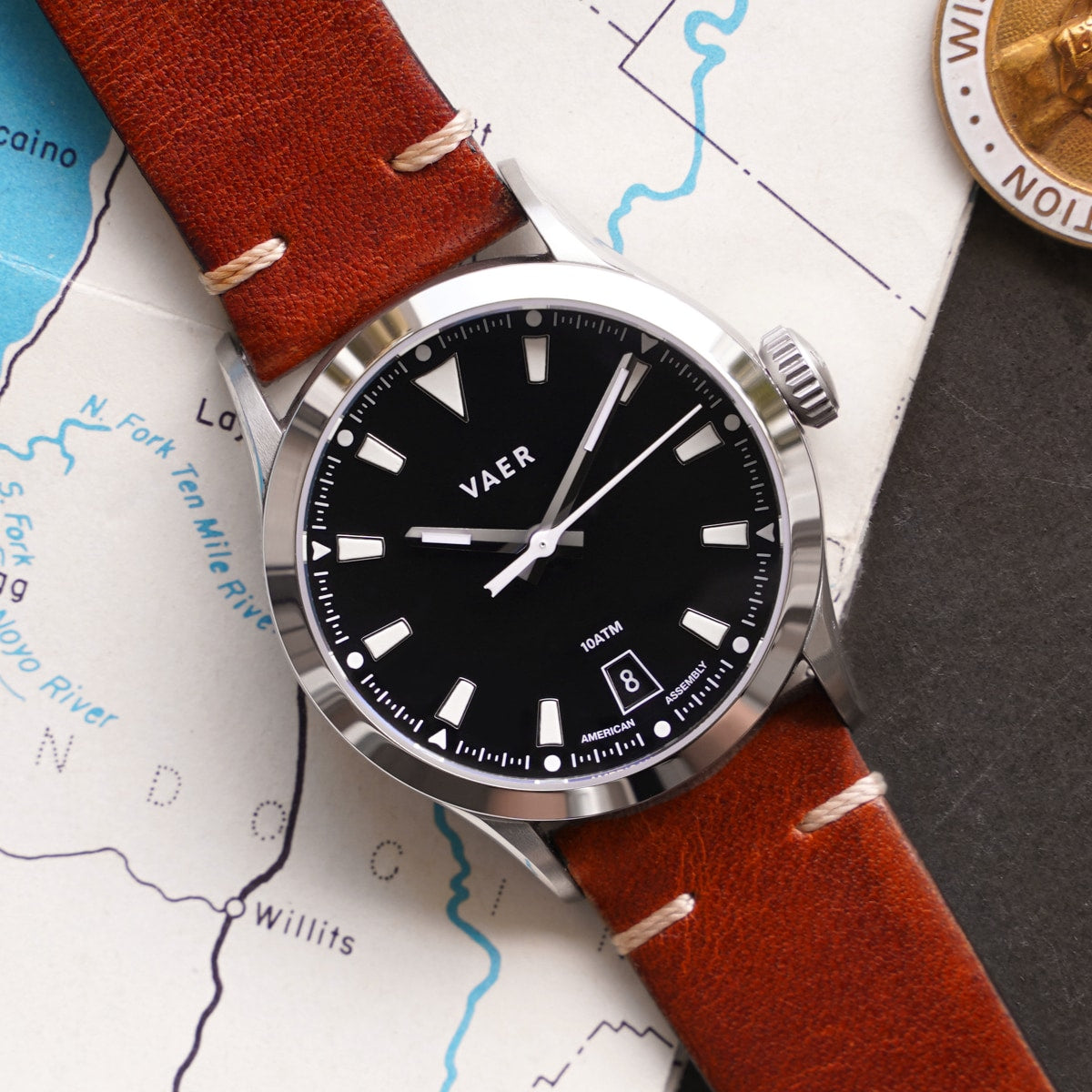 C3 Atlas Black - 36mm USA Quartz