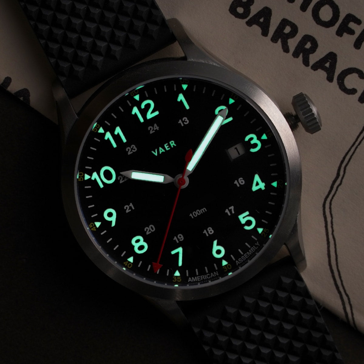 C5 Field Black - 40mm USA Quartz