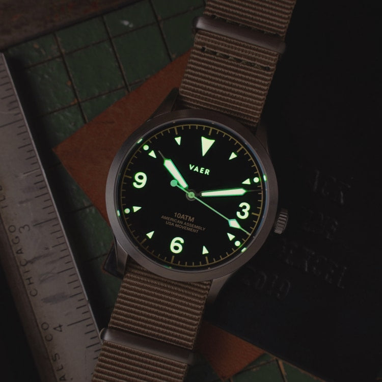 C3 Tradition Black - 36mm USA Quartz