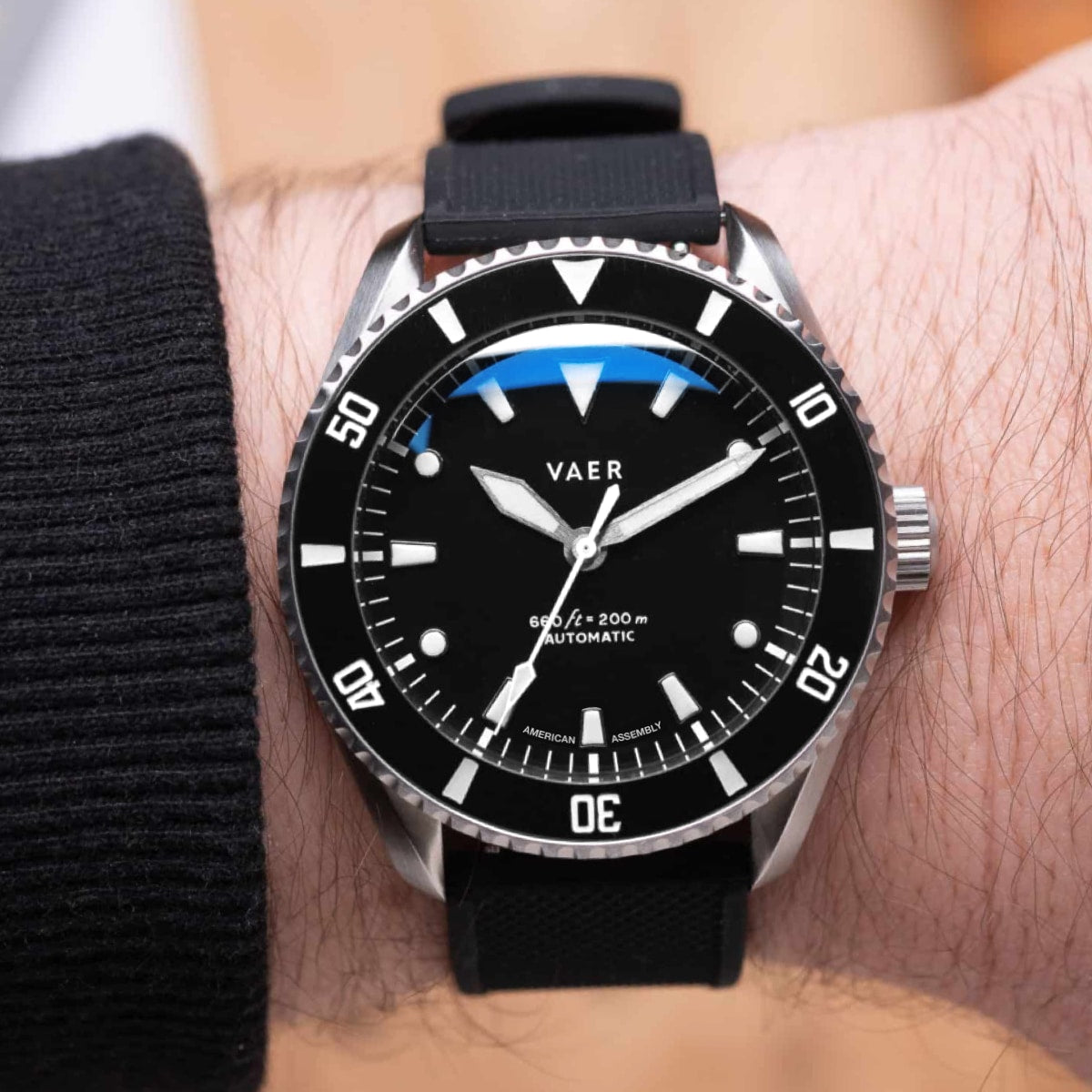 D5 Arctic White - USA Auto 39mm