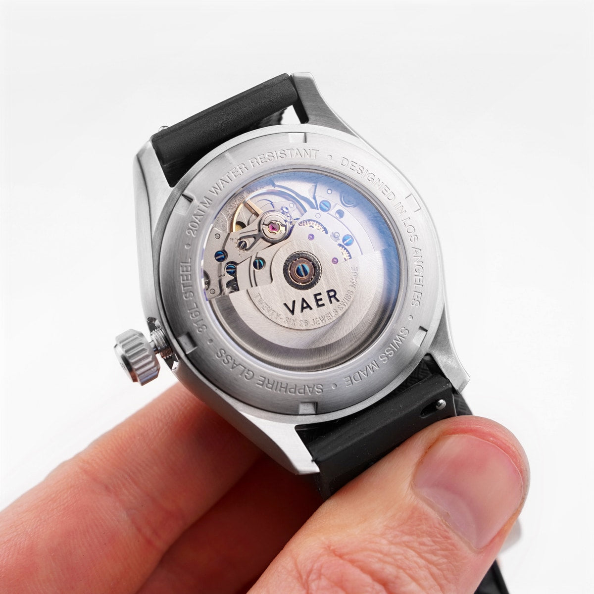 D7 Arctic White - 39mm Swiss Auto