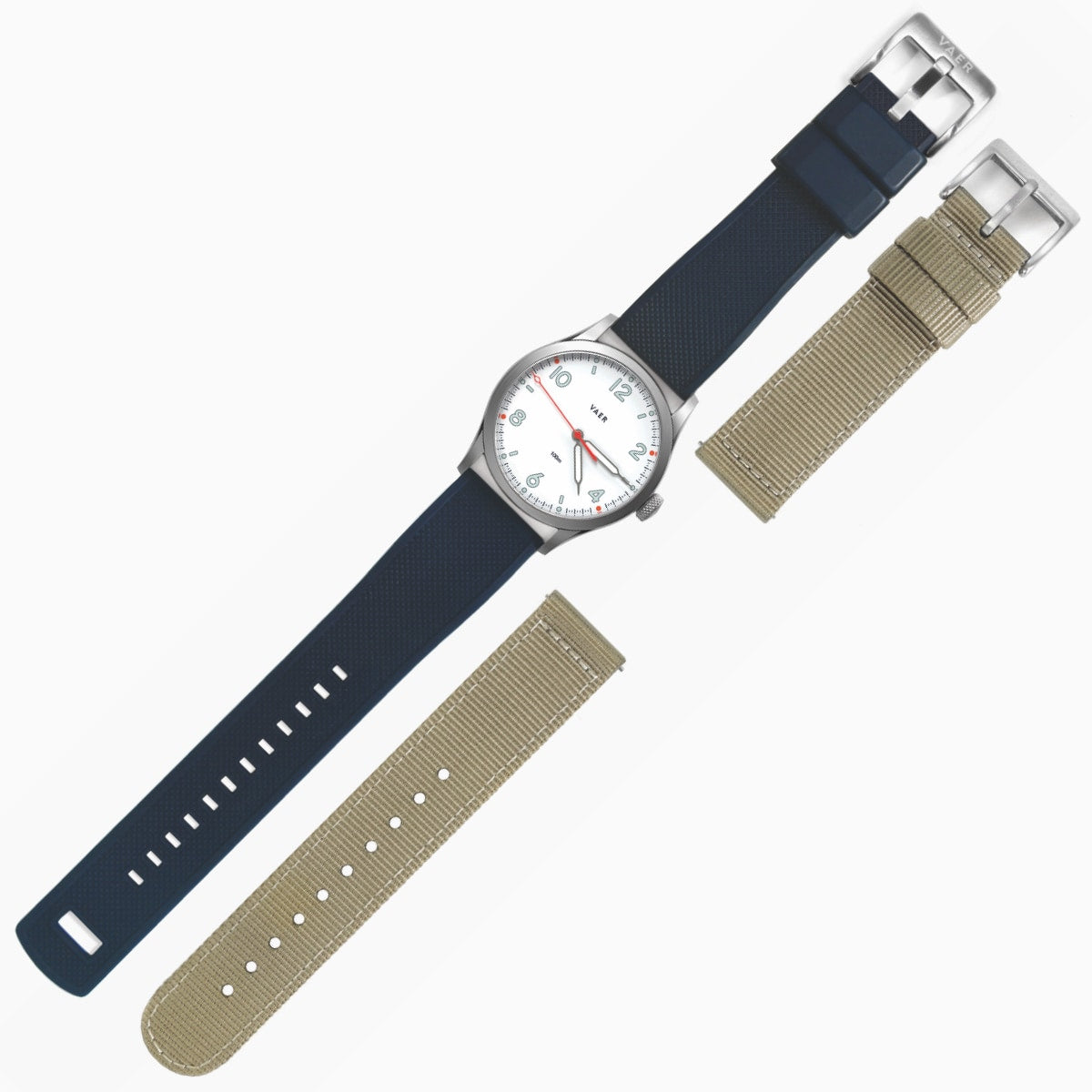 S3 Standard Issue Design White - 36mm Quartz