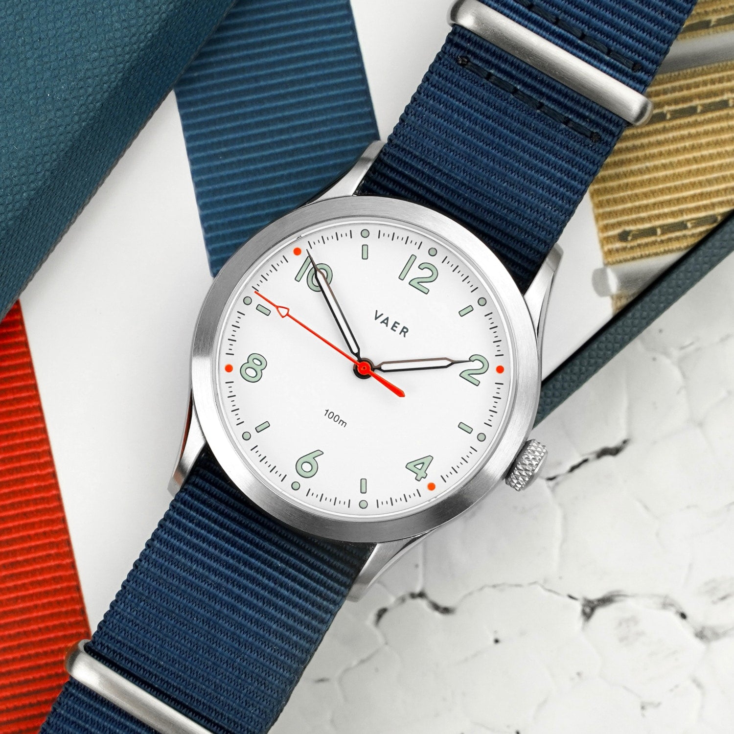 S3 Standard Issue Design White - 36mm Quartz