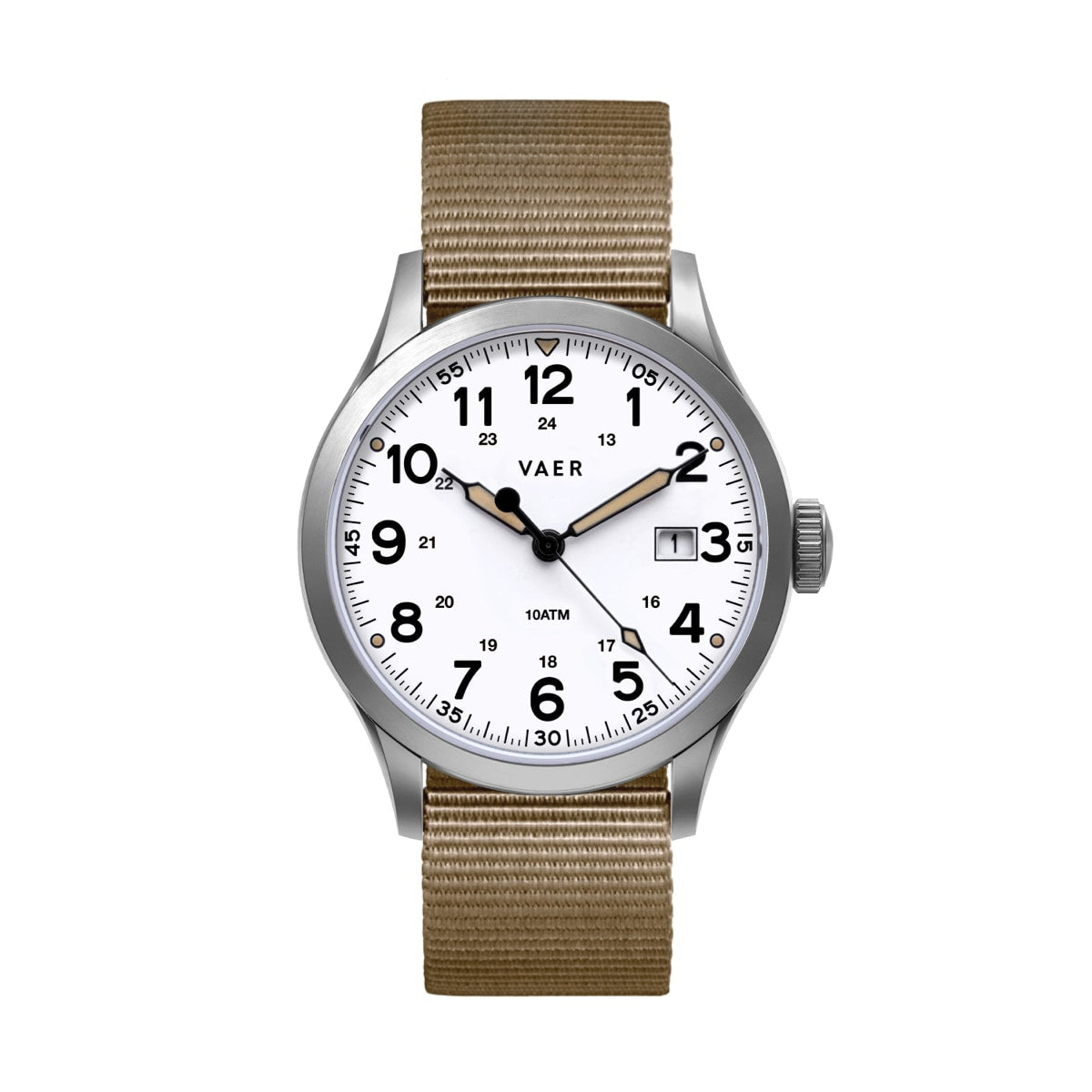 S5 Calendar Field White - 40mm Quartz