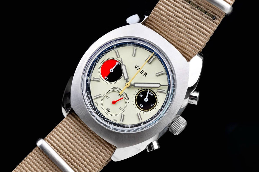 Vaer - R1 USA Racing Chronograph Wrist Watch Care and Handling Guide