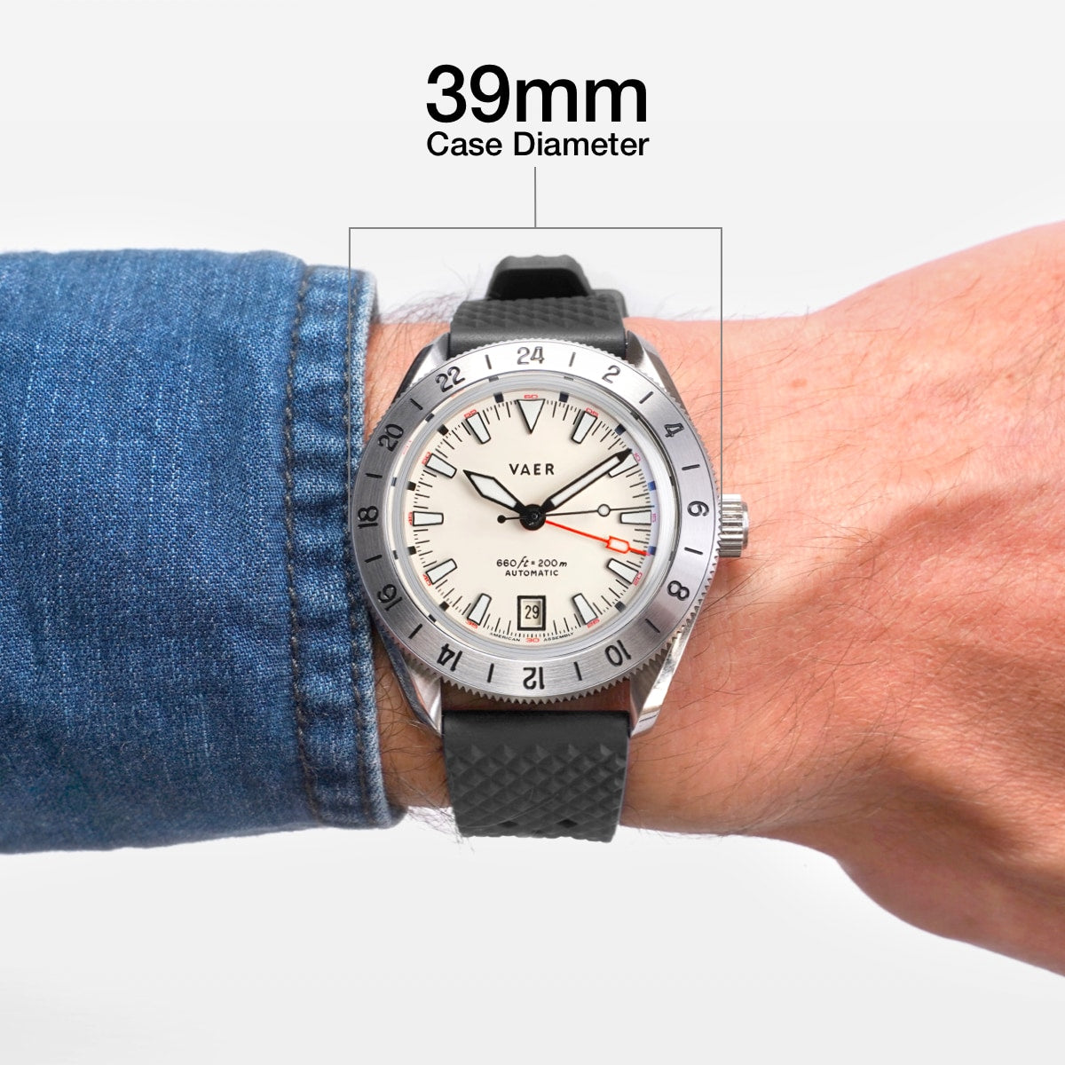 G5 Pacific Polar - 39mm USA GMT