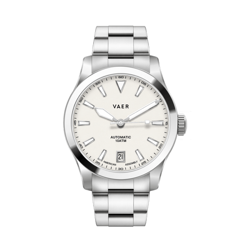 Vaer Watches A5 Atlas Cream Auto - 38mm USA