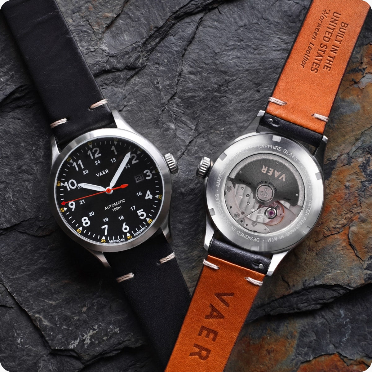 時計 VAER automatic VAER | A5 Field Black: 10ATM, Sapphire Glass, USA Assembled