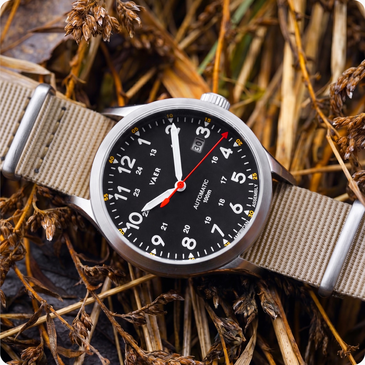 時計 VAER automatic VAER | A5 Field Black: 10ATM, Sapphire Glass, USA Assembled