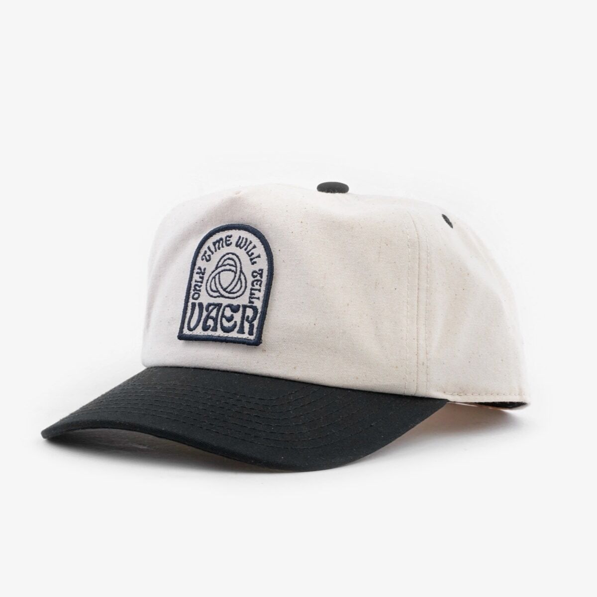 🎁 Vaer Snapback Hat - Only Time Will Tell - Cream (100% off)