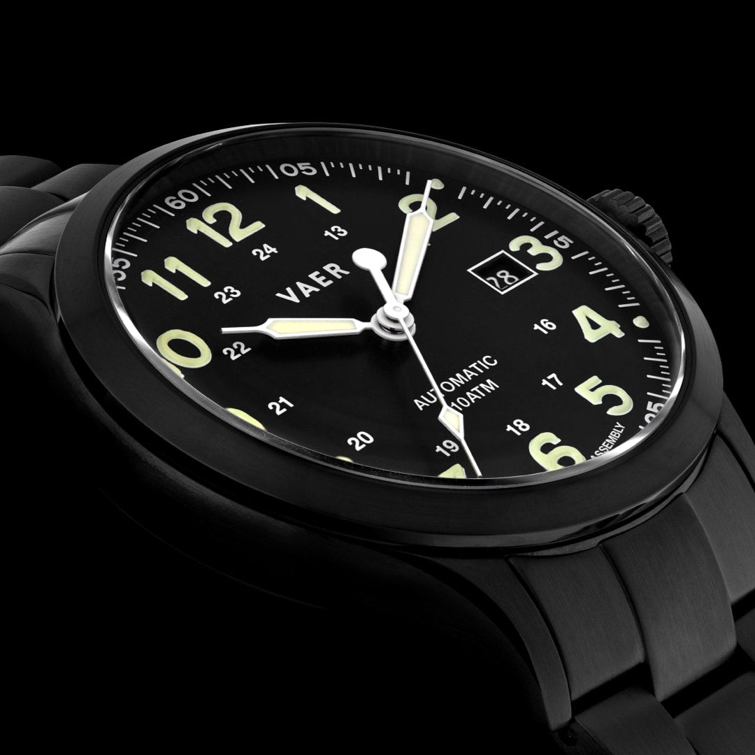 VAER | A5 Tactical Field: 10ATM, Sapphire Glass, USA Assembled