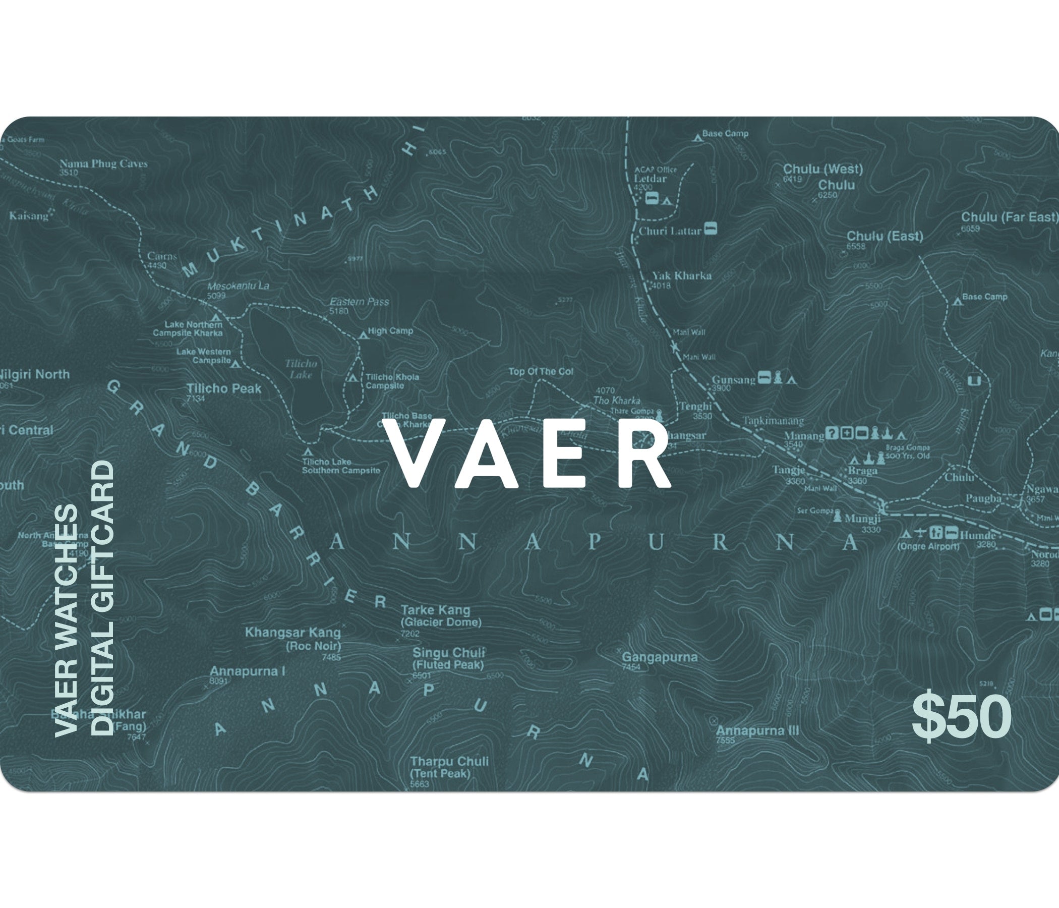 Vaer Digital Gift Card