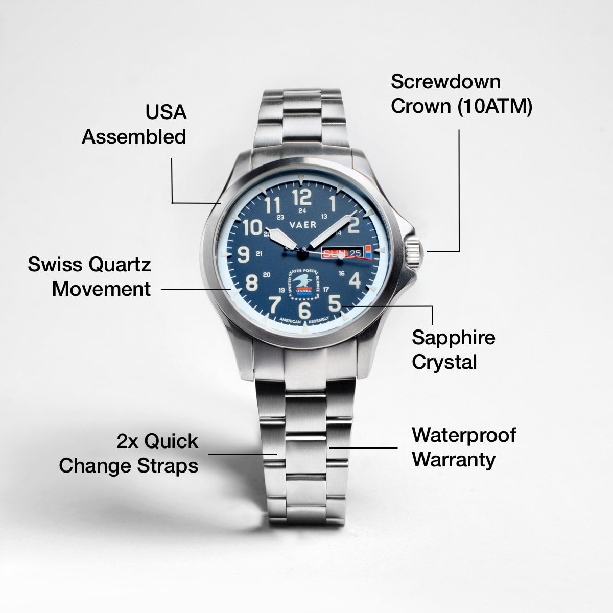C5 Postmaster - USPS Collab 40mm USA