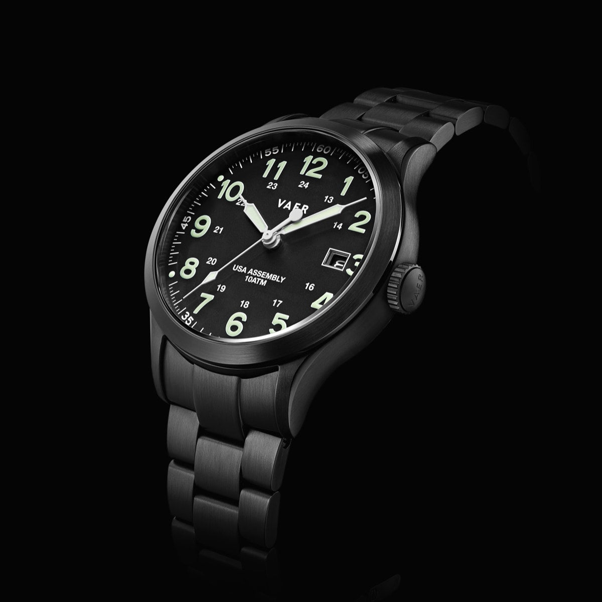 VAER | C5 Tactical Field Solar: 10ATM, Sapphire Glass, USA Assembled