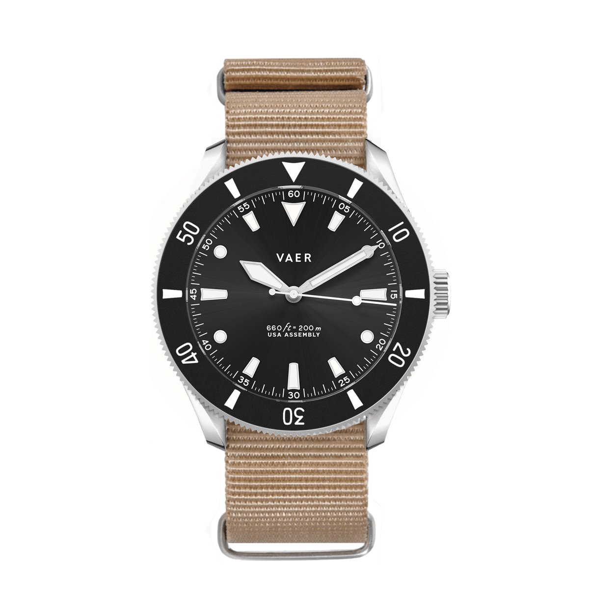 D4 Meridian - Black USA Solar 39mm
