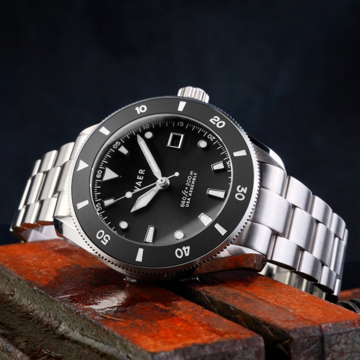 D4 Meridian - Black Matte USA Solar 42mm