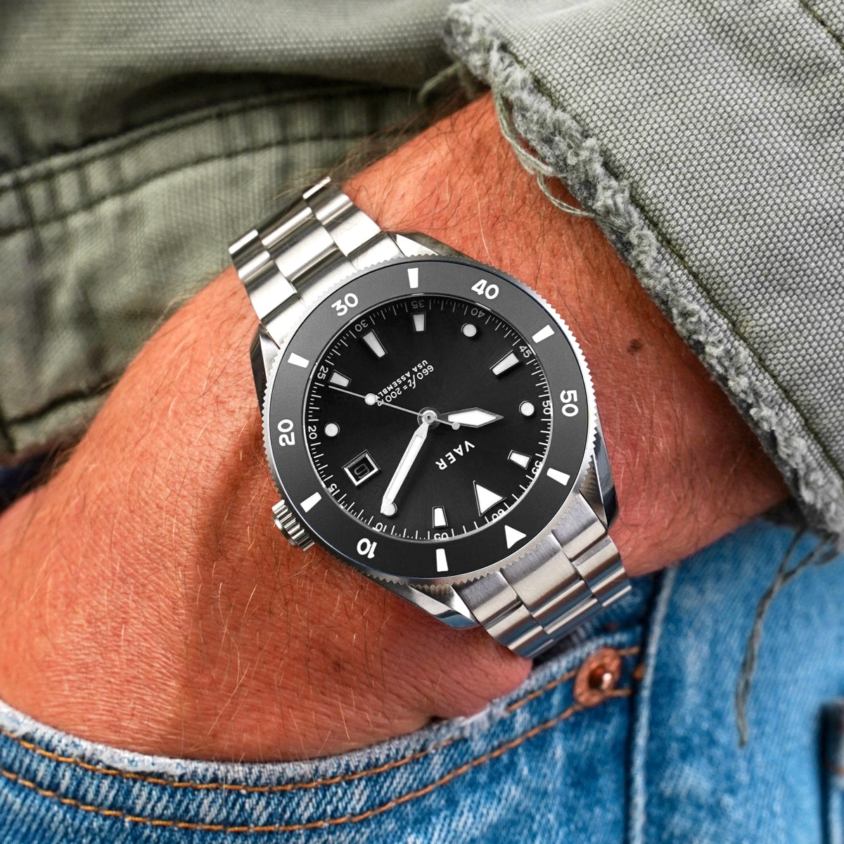D4 Meridian - Black Matte USA Solar 42mm
