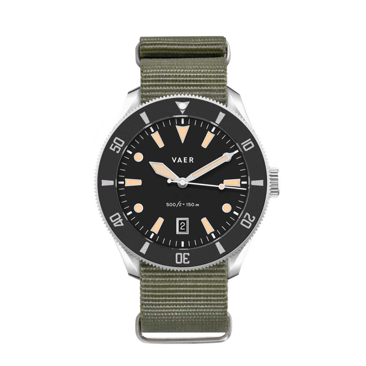 VAER | DS2 Meridian: 39mm, 15ATM, Sapphire Glass, 2x Straps