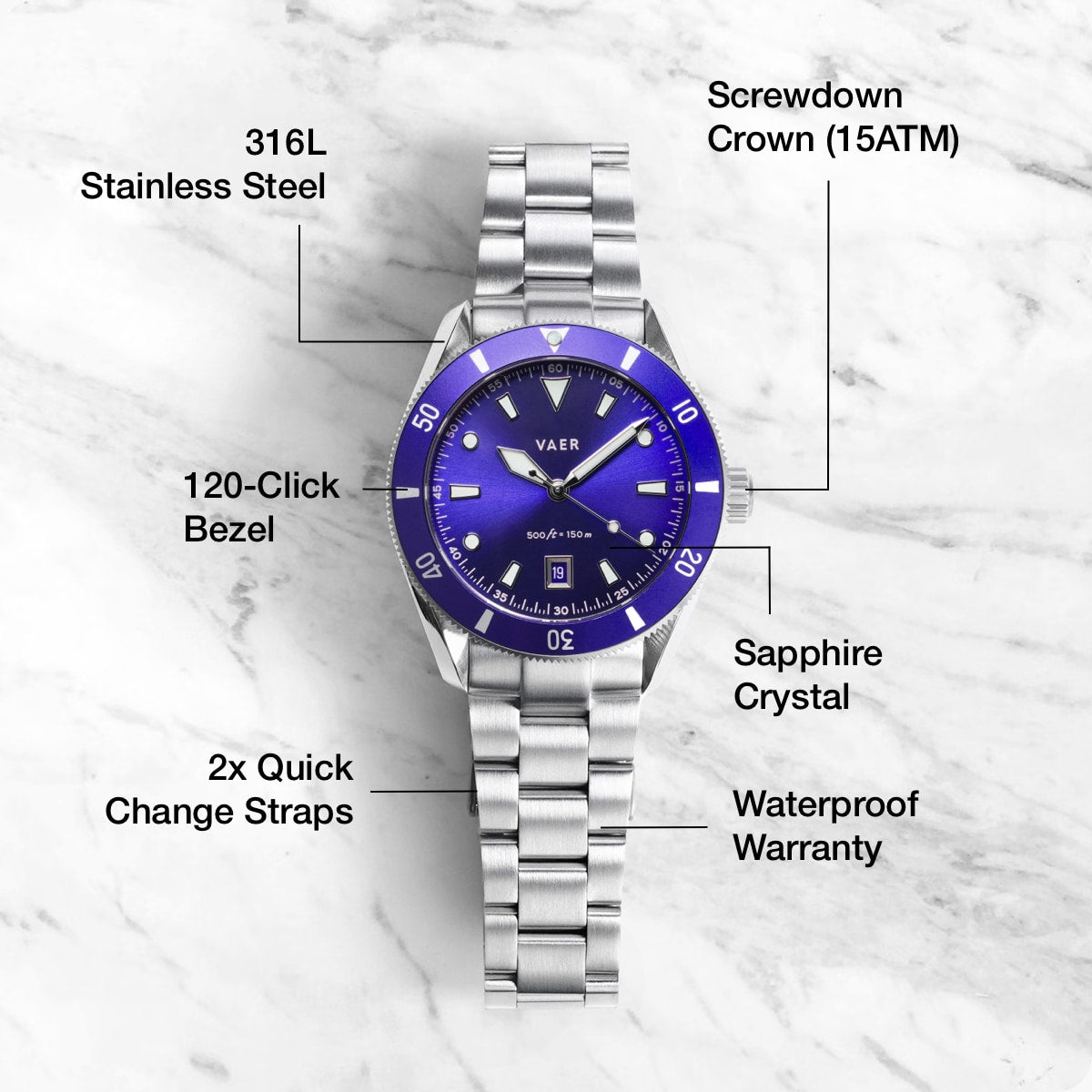 DS2 Meridian Purple - Quartz 39mm