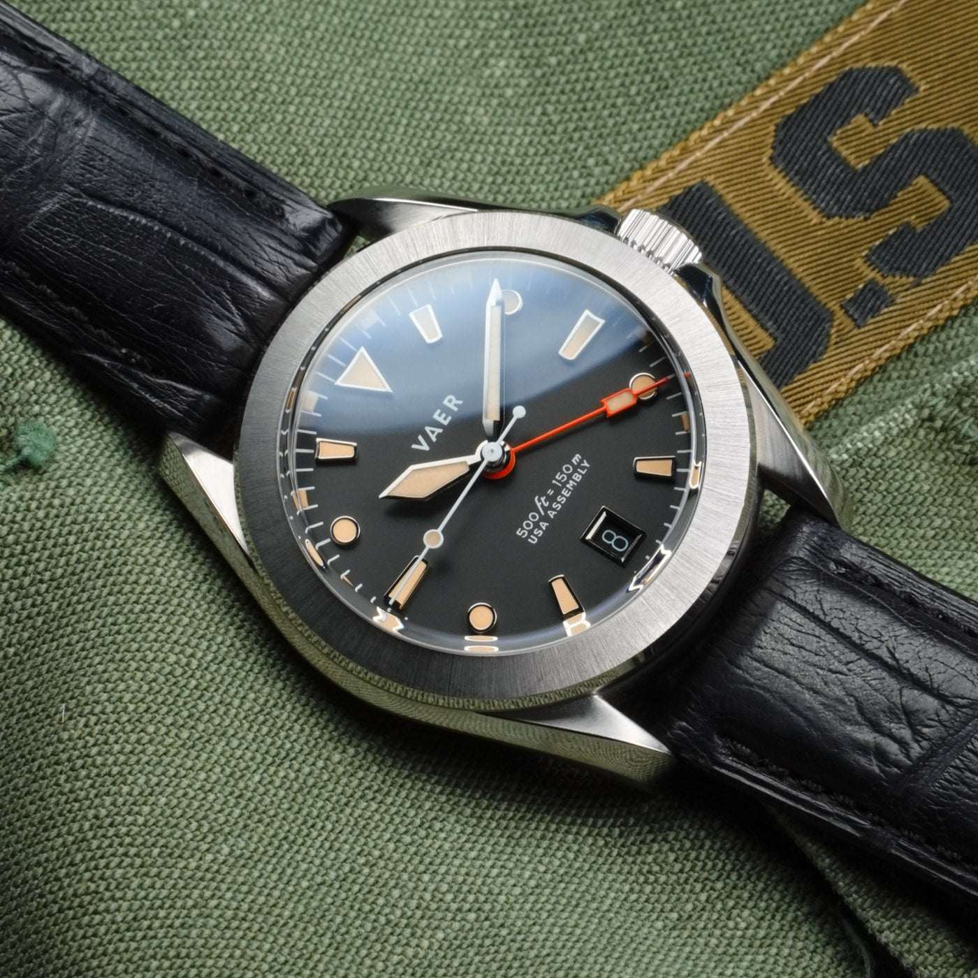 VAER | G2 Meridian True GMT: 15ATM, Sapphire Glass, USA assembled