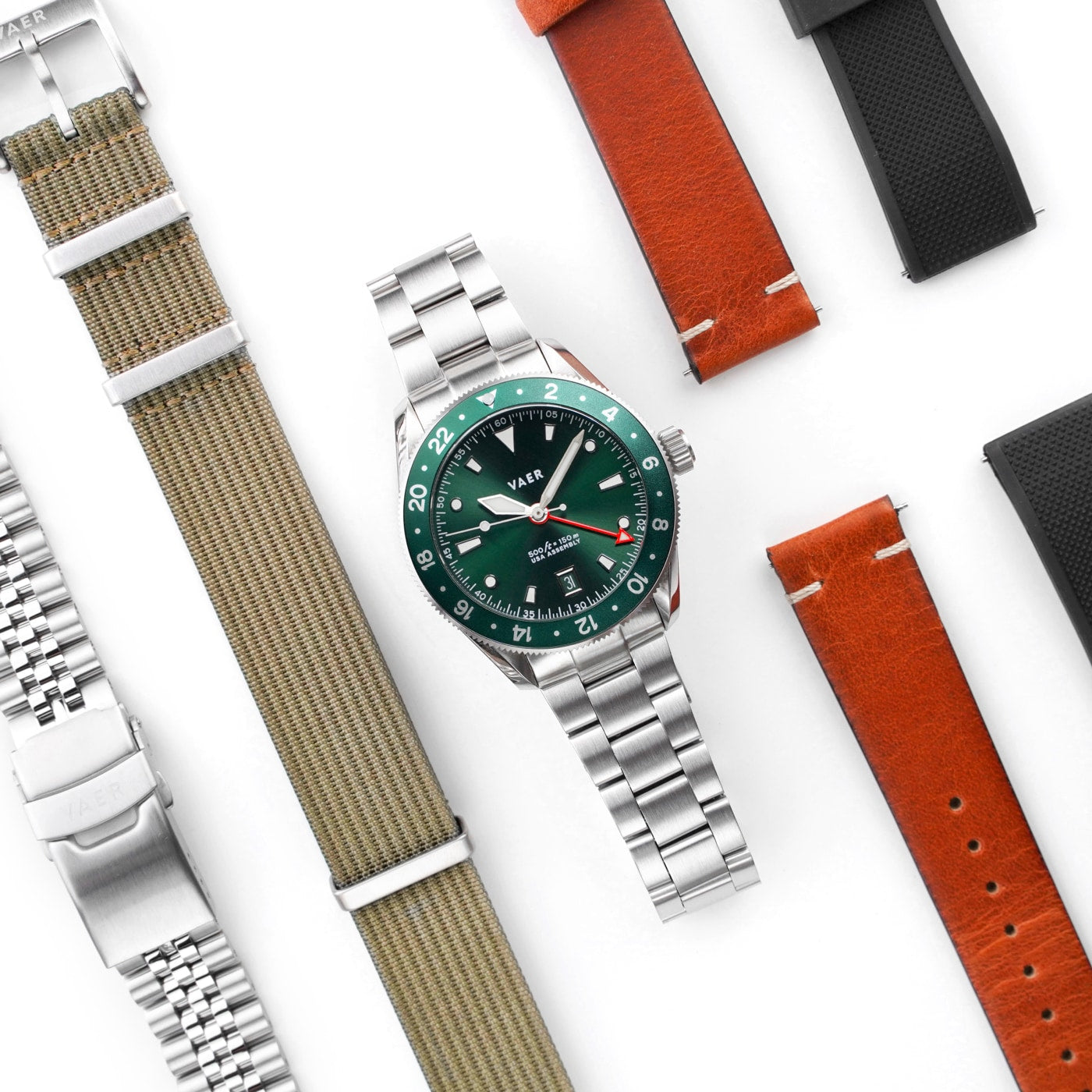 G2 Meridian Green - 39mm USA GMT