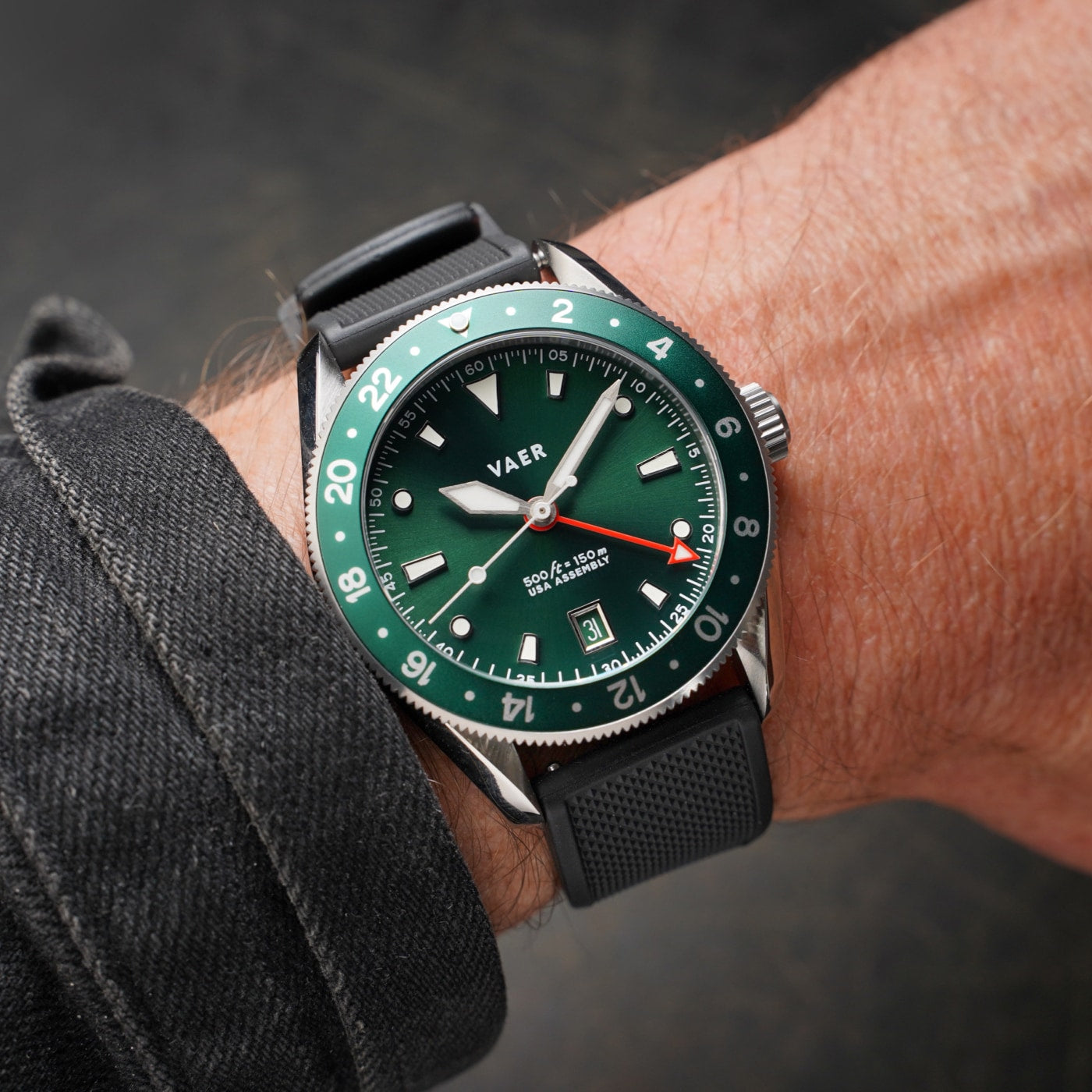 G2 Meridian Green - 39mm USA GMT