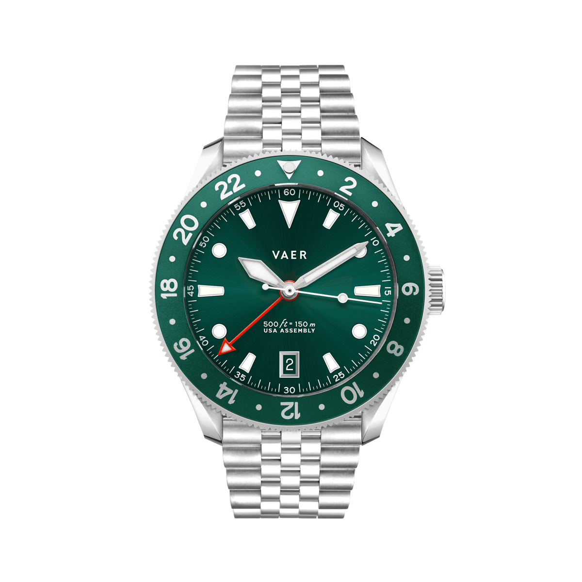 G2 Meridian Green - 39mm USA GMT