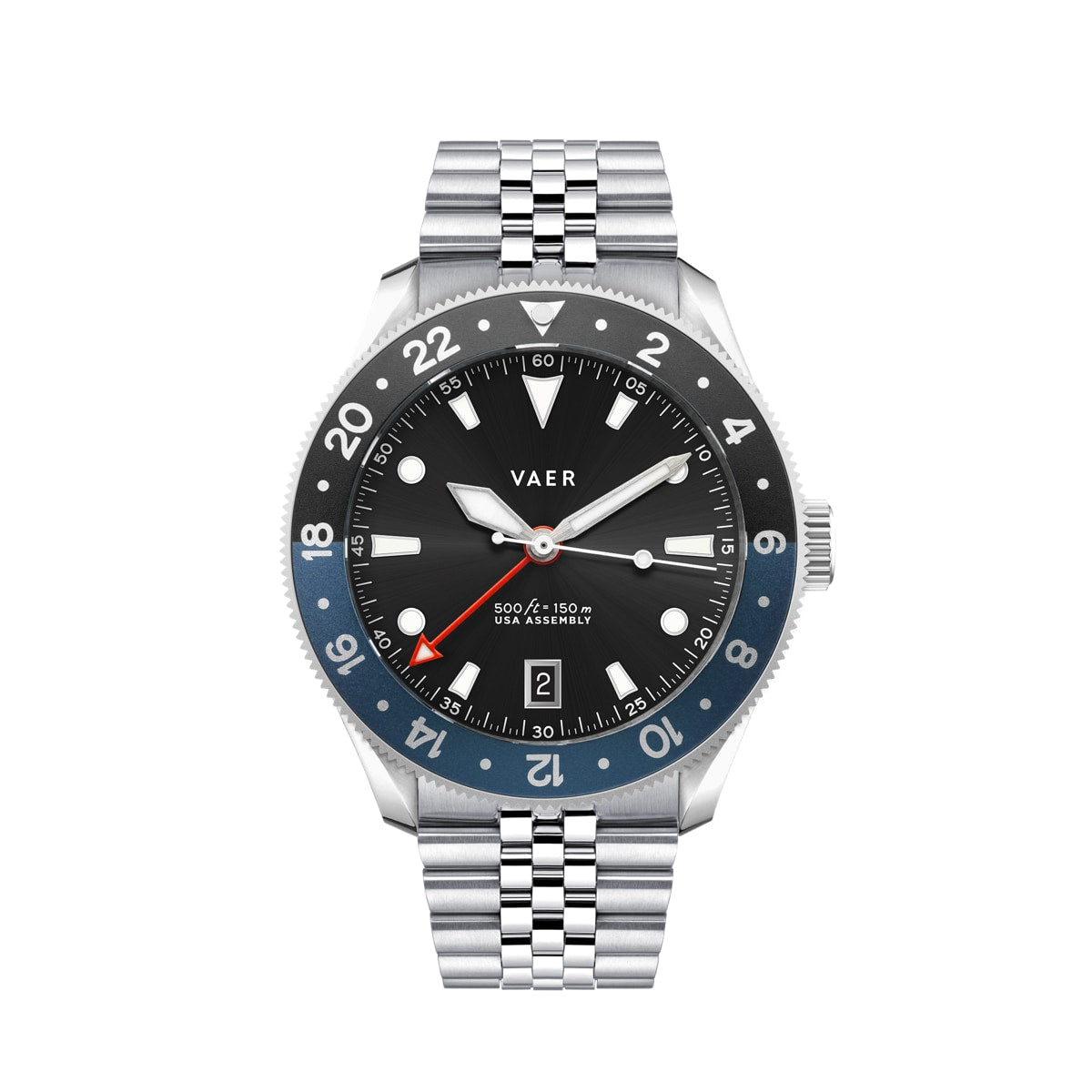 G2 Meridian Navy/Black - 39mm USA GMT