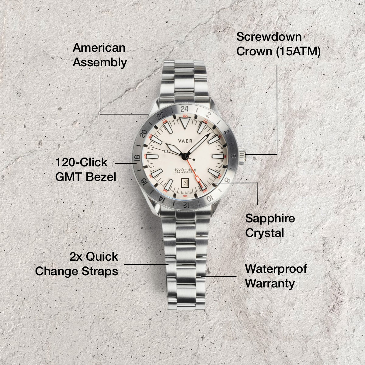 G2 Pacific Polar GMT - 42mm USA