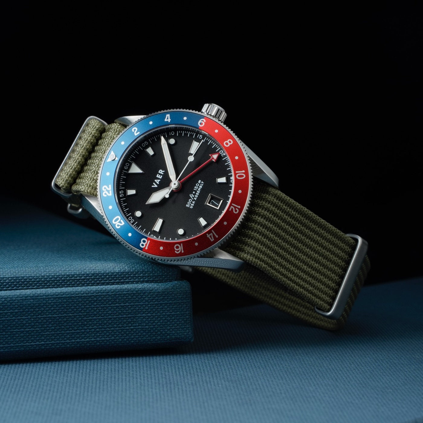 G2 Meridian Navy/Red GMT - 39mm USA