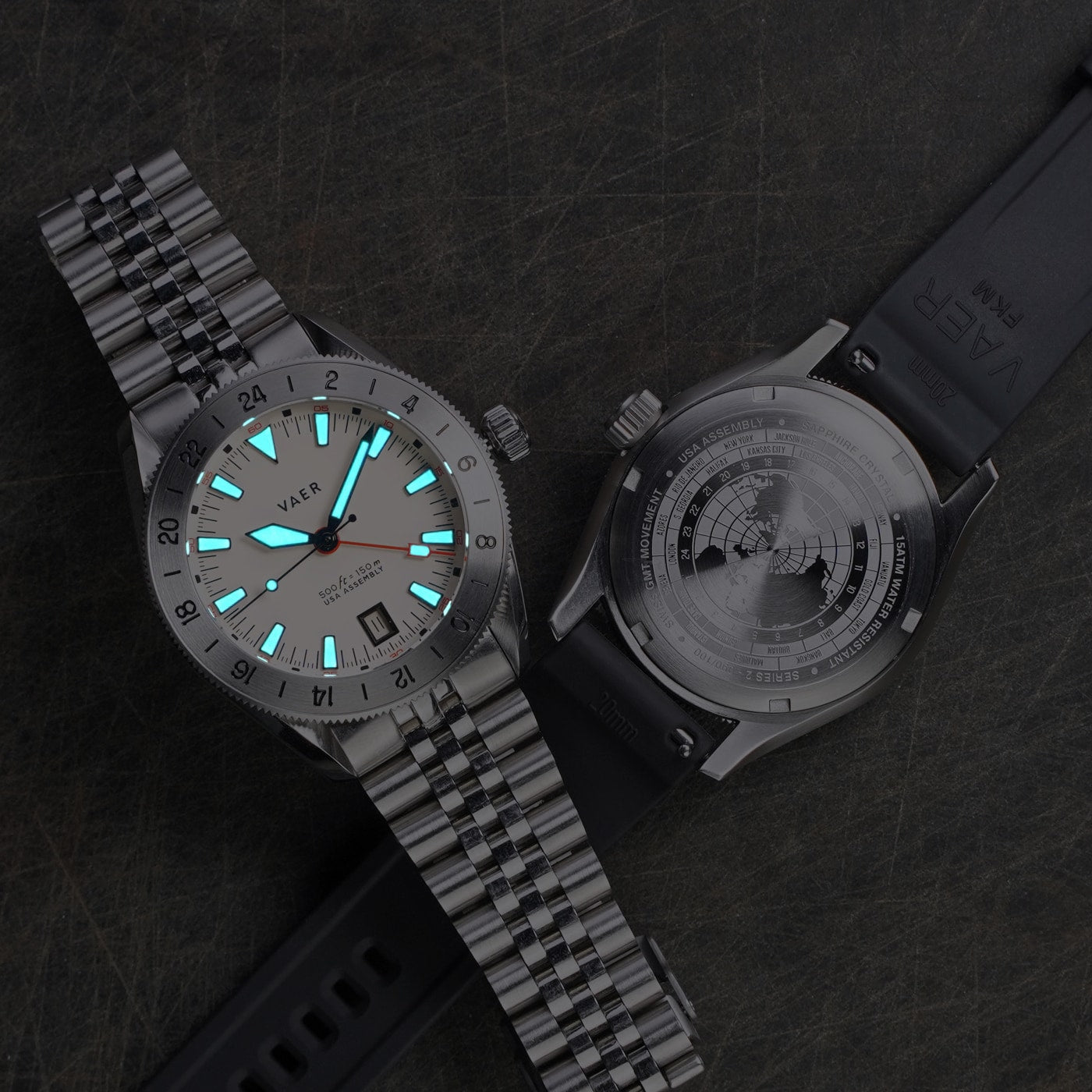G2 Pacific Polar - 39mm USA GMT