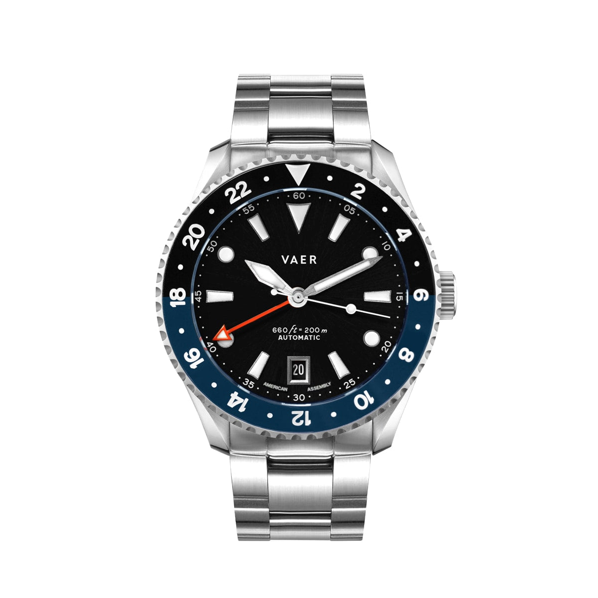 G5 Meridian Navy/Black - 39mm USA GMT