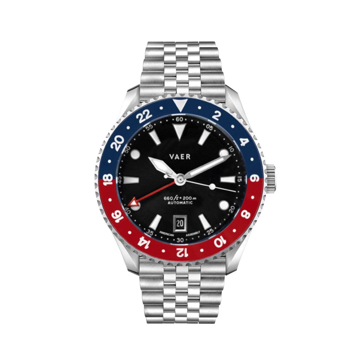 G5 Meridian Navy/Red - 39mm USA GMT