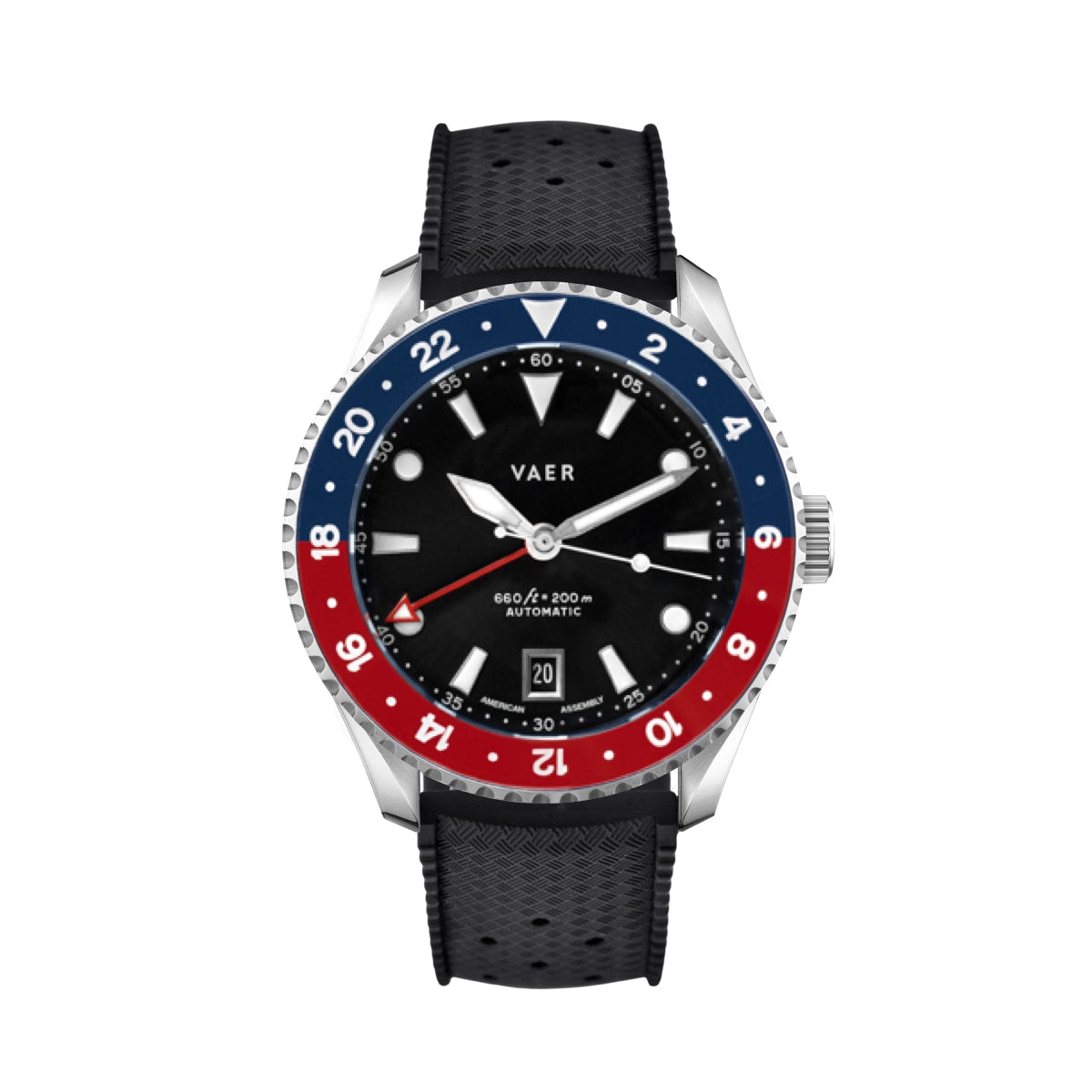 G5 Meridian Navy/Red - 39mm USA GMT
