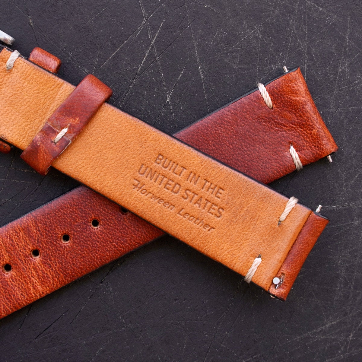 Lined Horween Leather Strap